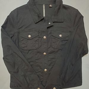 Skye's the Limit Black Jean Jacket sz Small